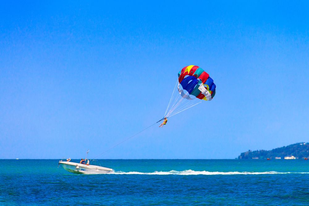 parasailing